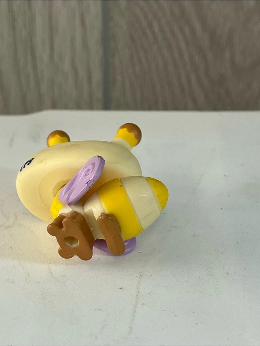 Littlest Pet Shop #1987 Bumblebee Cream Yellow Brown Bee LPS Spring Pets